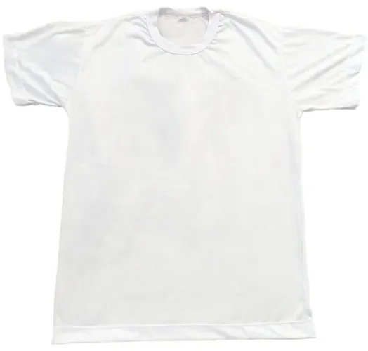 Kit 100 camisetas 100% poliester brancas