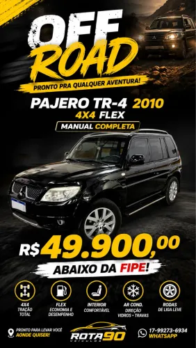 Mitsubishi Pajero TR4 2.0/ 2.0 Flex 16V 4X4 Mec. 2010