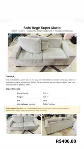 Desapego se alguns itens