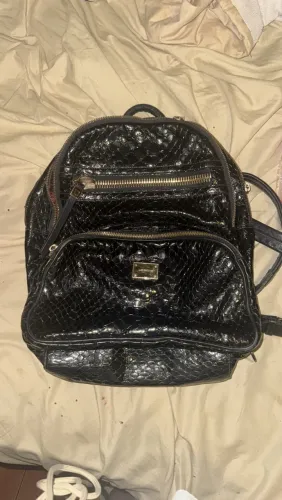 Mochila de couro luz da lua