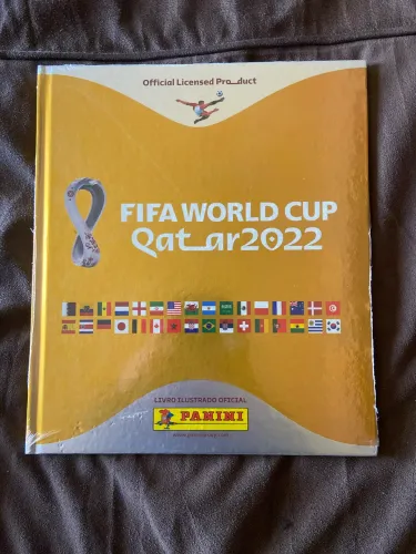 Álbum copa 2022 Dourado - Lacrado