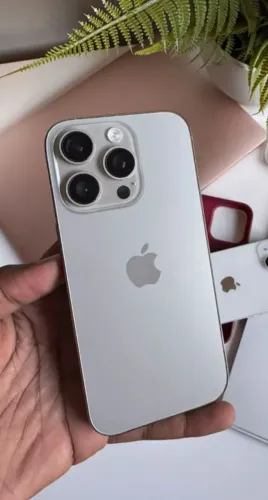 iPhone 16 Pro Titânio Natural 128 GB 6 meses de garantia