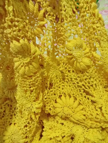 Colcha de Crochê Artesanal