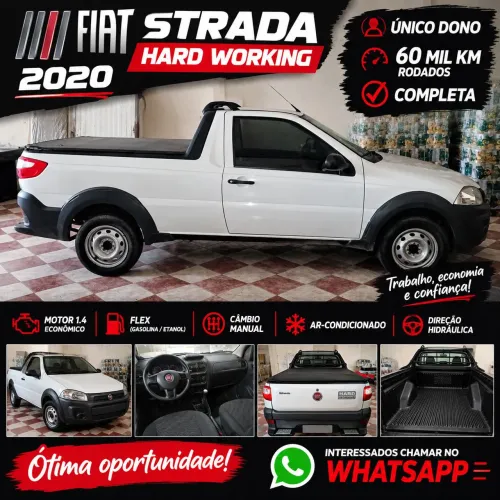 Fiat Strada Working Hard 1.4 Fire Flex 8V CS 2020