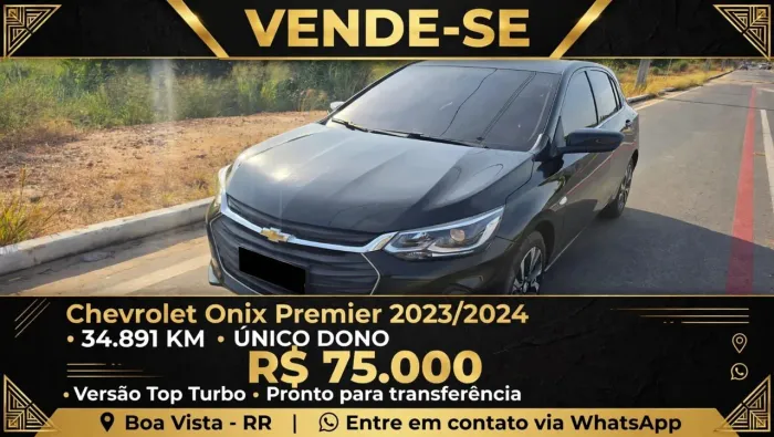 Chevrolet Onix Hatch Premier 1.0 12V TB Flex Aut. 4P 2023