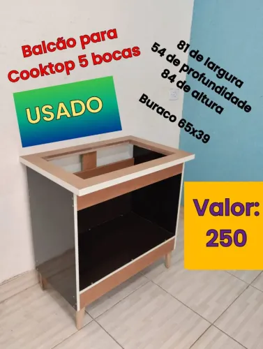 Balcão p Cooktop - SEMI NOVO