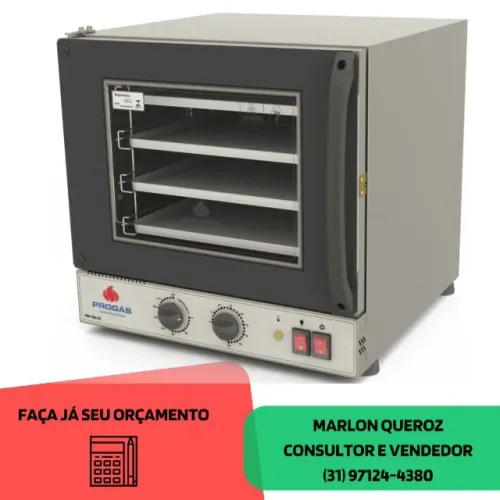 Forno Turbo Fast Oven Elétrico Progás