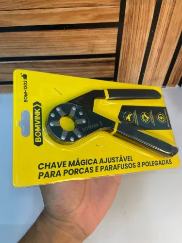Chave Mágica Ajustável para Porcas e Parafusos 8 Polegadas BOM-1203 BomVink