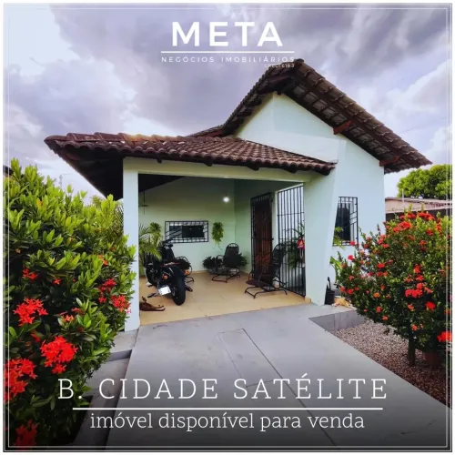 VENDE-SE EXECENTE IMÓVEL NO BAIRRO CIDADE SATÉLITE- Boa Vista-RR.