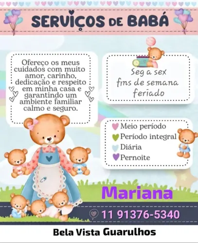 Babá de bebês e crianças