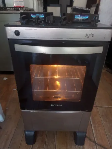Fogão Atlas Agile 4 Bocas - Acendimento Automático e Forno Espaçoso!