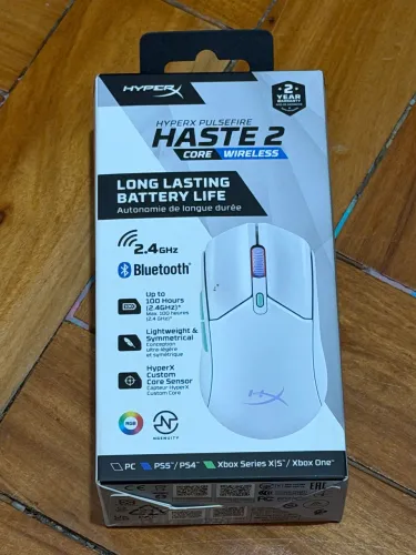 NOVO E LACRADO - HyperX Pulsefire Haste 2 core Wireless