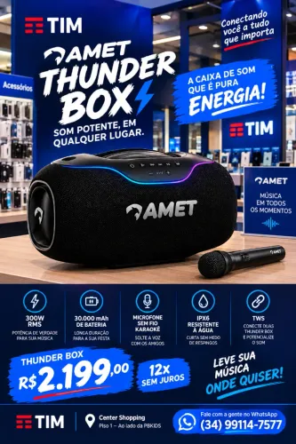 THUNDER BOX POTÊCIA REAL