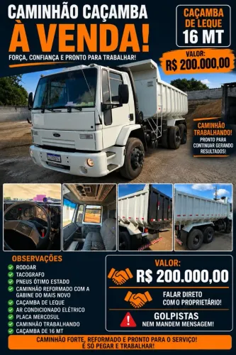 Ford cargo 1622 só pegar e trabalhar