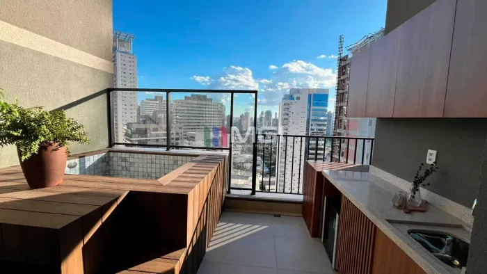 Apartamento para locação na Ricardo Paranhos no Setor Marista - Goiânia - GO - Mobiliado