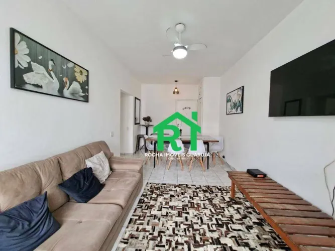 Apartamento com 3 quartos (1 suíte), 1 vaga à venda em Pitangueiras, Guarujá.
