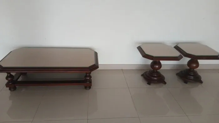 Mesas de centro e canto 