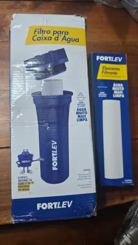 Filtro caixa d'água Fort Leve com Refil extra