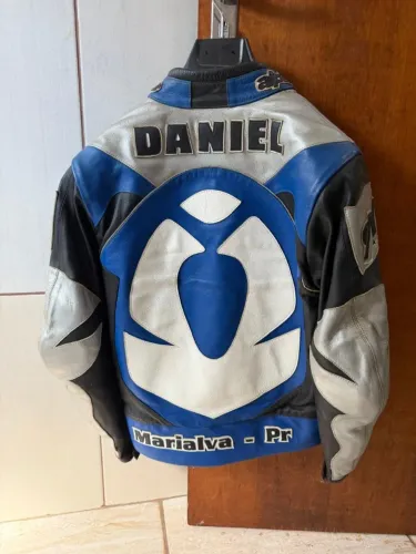 Macacão Roupa Moto Masculino Couro 