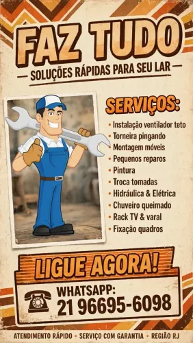 Marido de aluguel encanador eletricista
