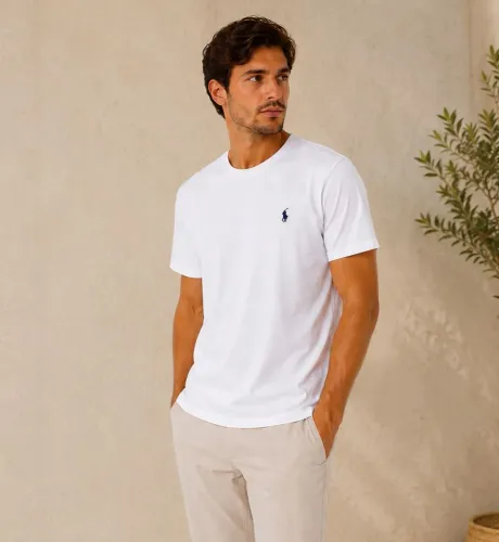 Camiseta branca polo M