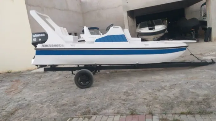 Jangada catamarã 5 lugares