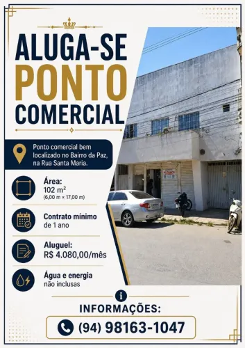 ALUGO PONTO COMERCIAL