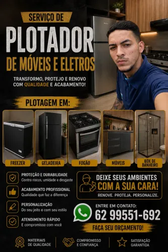 Plotagem de móveis é muito mais.