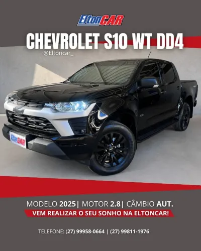 Chevrolet S10 Pick-up WT 2.8 TDI 4X4 CD Diesel AUT 2025