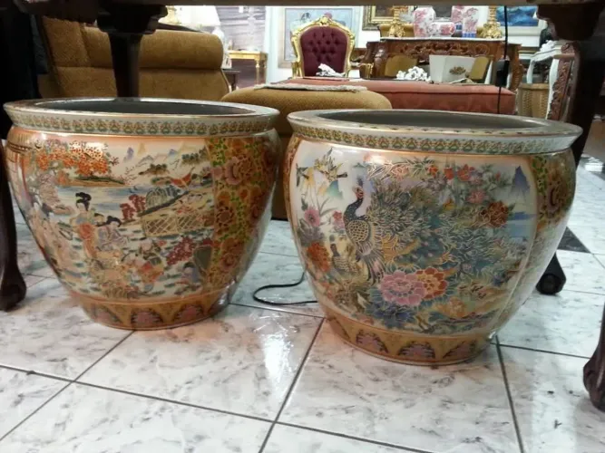 Cachepot Porcelana Chinesa