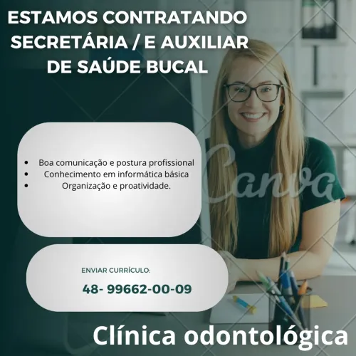 VAGA PARA AUXILIAR DENTISTA / ASB 