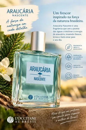 Deo colônia masculino Araucária Nascente