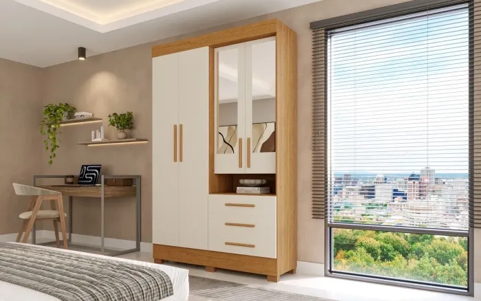 Roupeiro Débora 4 portas R$1399,00