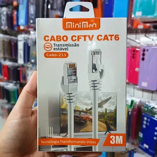 Cabo de Rede internet Rj45 3 Metros 