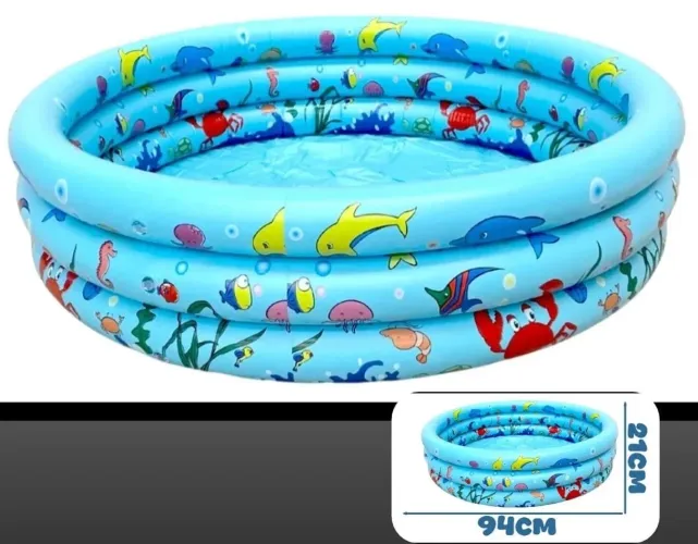 Piscina infantil de plástico 