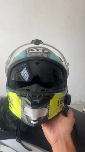 Capacete Moto Kyt R2r Max Foggia Misano 2022 Oculos Interno