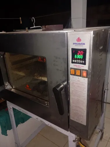 Forno pró gás turbo new light 5000 5 esteiras