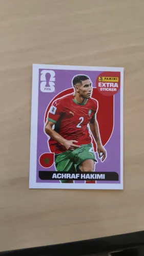 Figurinha extra Stiker (achrafhakimi) roxa