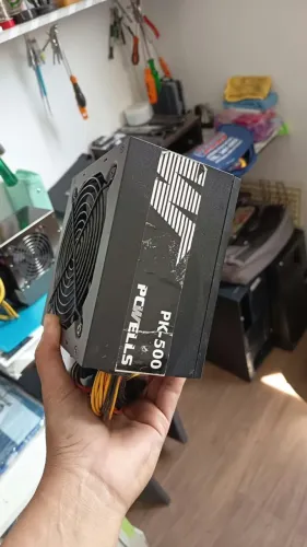 Fonte PCWells PK-500 80 Plus real