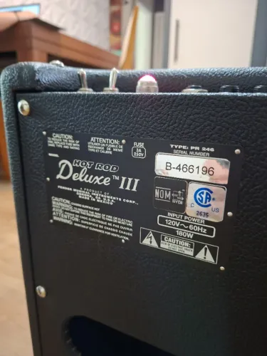 Fender Hot Rod Deluxe Iii Com Capa E Footswitch Originais (Usado)