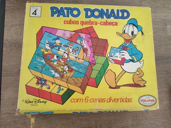 Jogo Antigo de Blocos Pato Donald