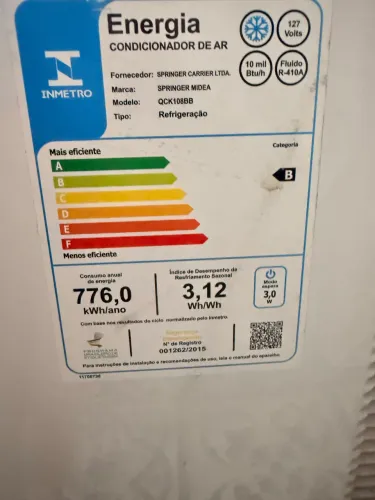 Ar condicionado semi novo