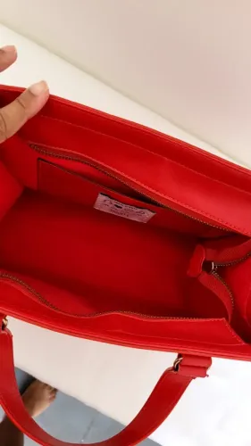 bolsa tote schutz vermelha