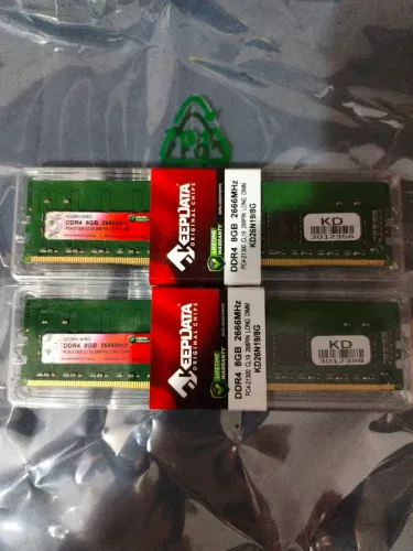 Par memória ddr4 2666mhz 16gb (2x 8gb) keepdata