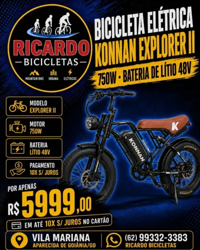 BICICLETA ELETRICA KONNAN EXPLORER II