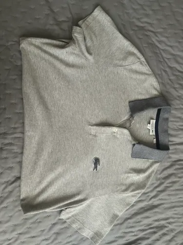 POLO lacoste cinza