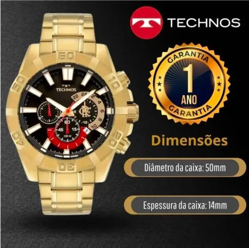 Relógio Technos masculino Flamengo