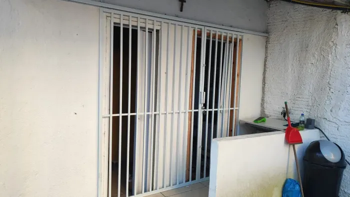 Grade alumínio duas folhas