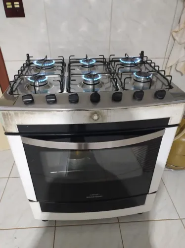 Fogão 6 bocas Brastemp 