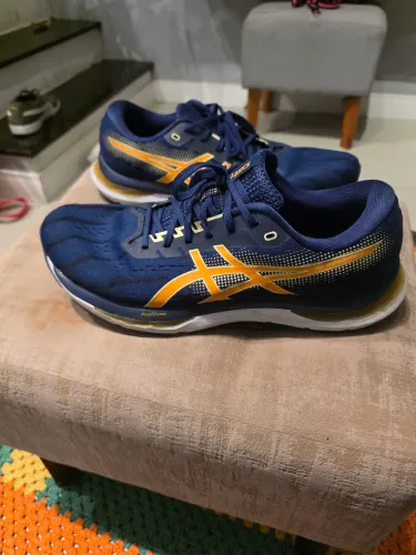 tênis asics gel hypersonic azul 43